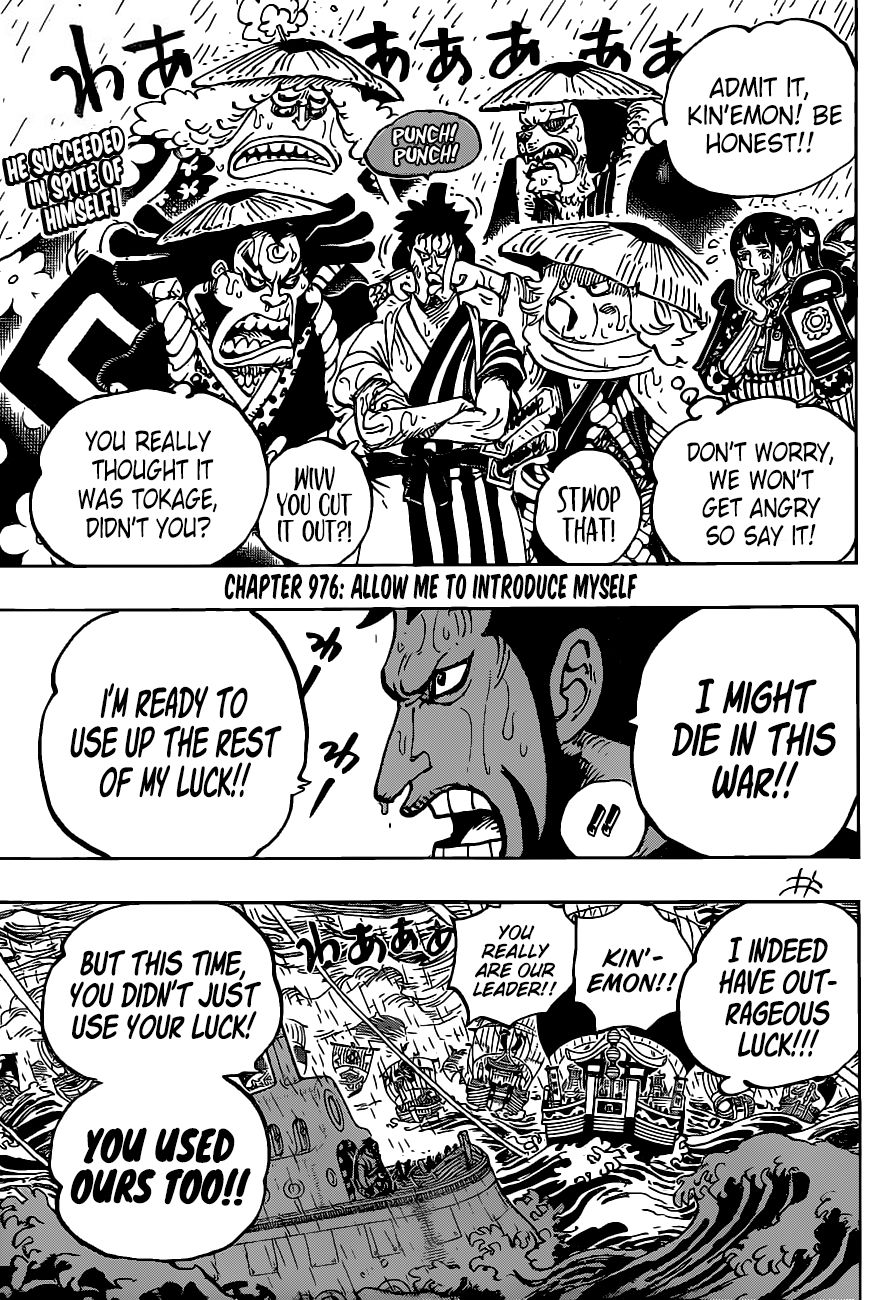 One Piece Manga Manga Chapter - 976 - image 3
