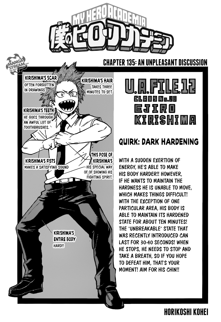 My Hero Academia Manga Manga Chapter - 135 - image 1