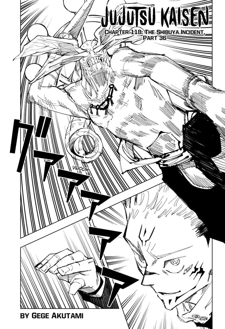 Jujutsu Kaisen Manga Chapter - 118 - image 1