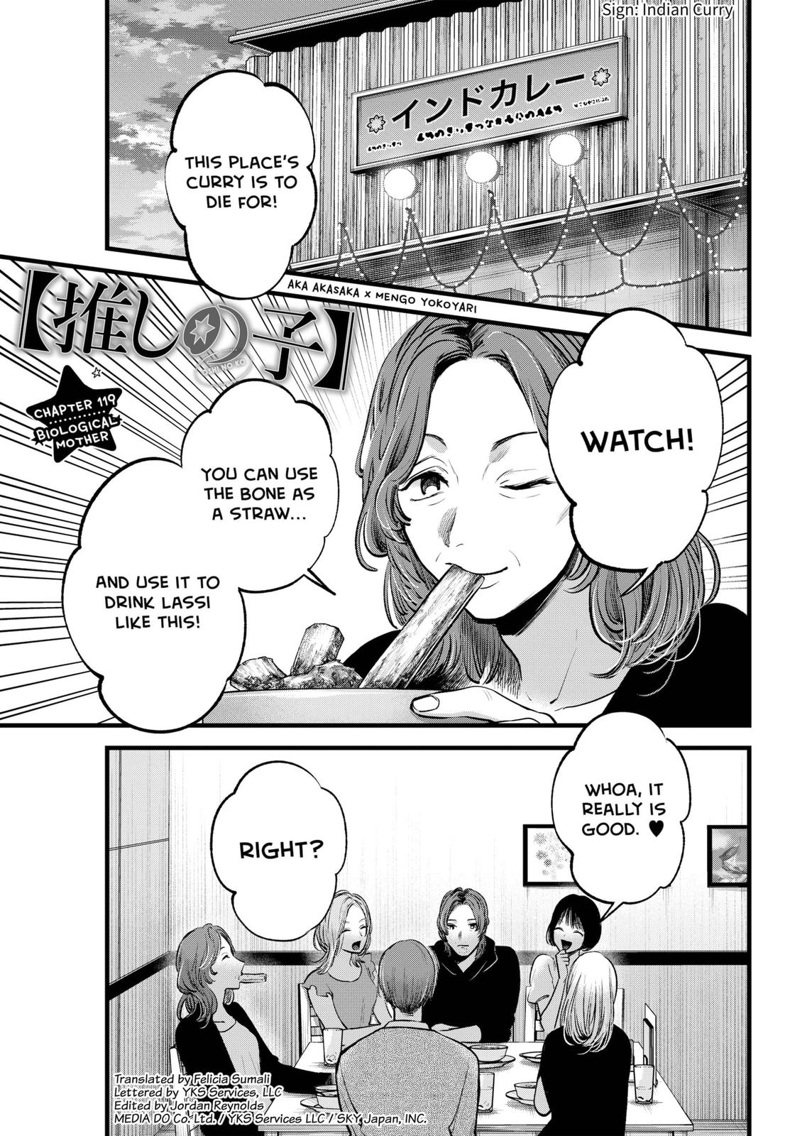 Oshi No Ko Manga Manga Chapter - 119 - image 1