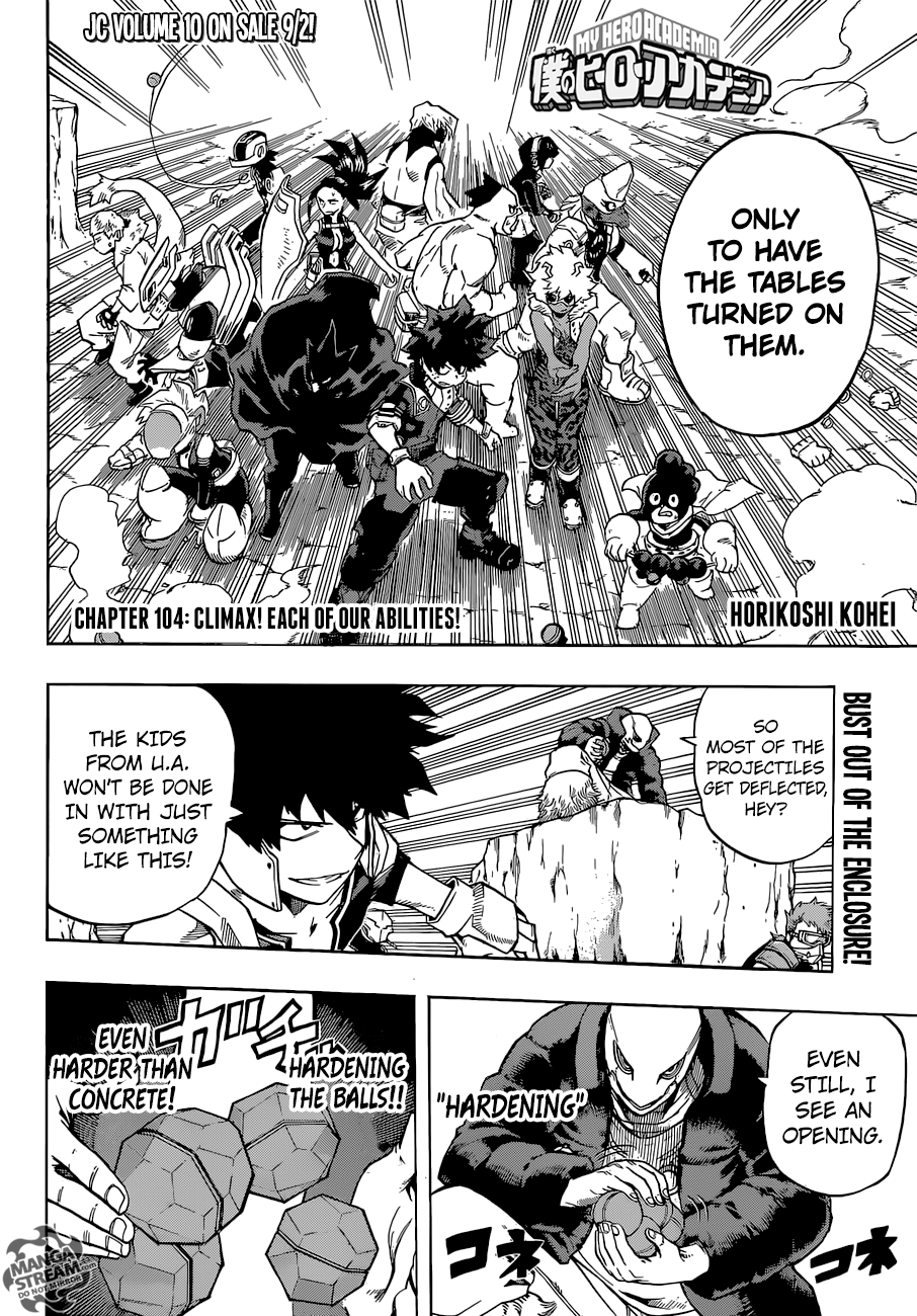 My Hero Academia Manga Manga Chapter - 104 - image 4