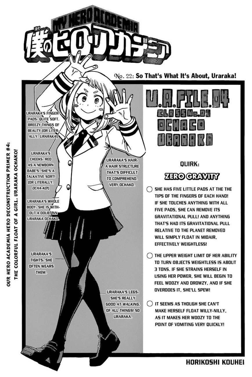 My Hero Academia Manga Manga Chapter - 22 - image 1