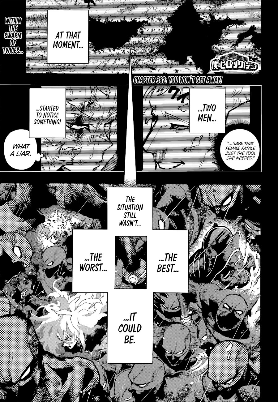 My Hero Academia Manga Manga Chapter - 382 - image 1