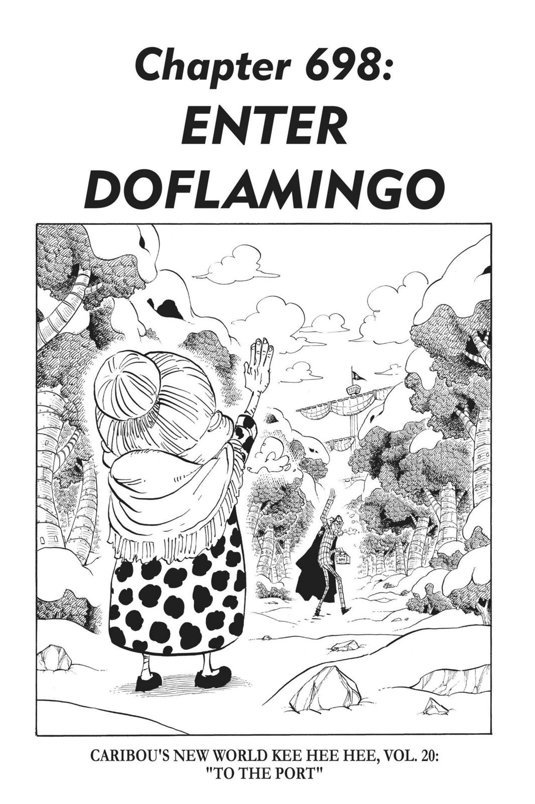 One Piece Manga Manga Chapter - 698 - image 1