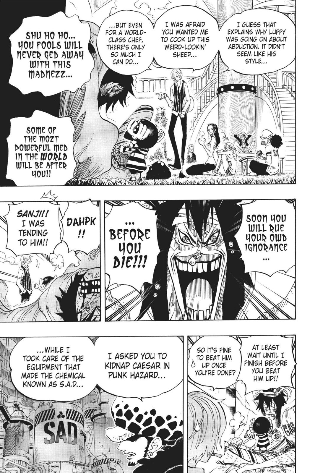 One Piece Manga Manga Chapter - 698 - image 13
