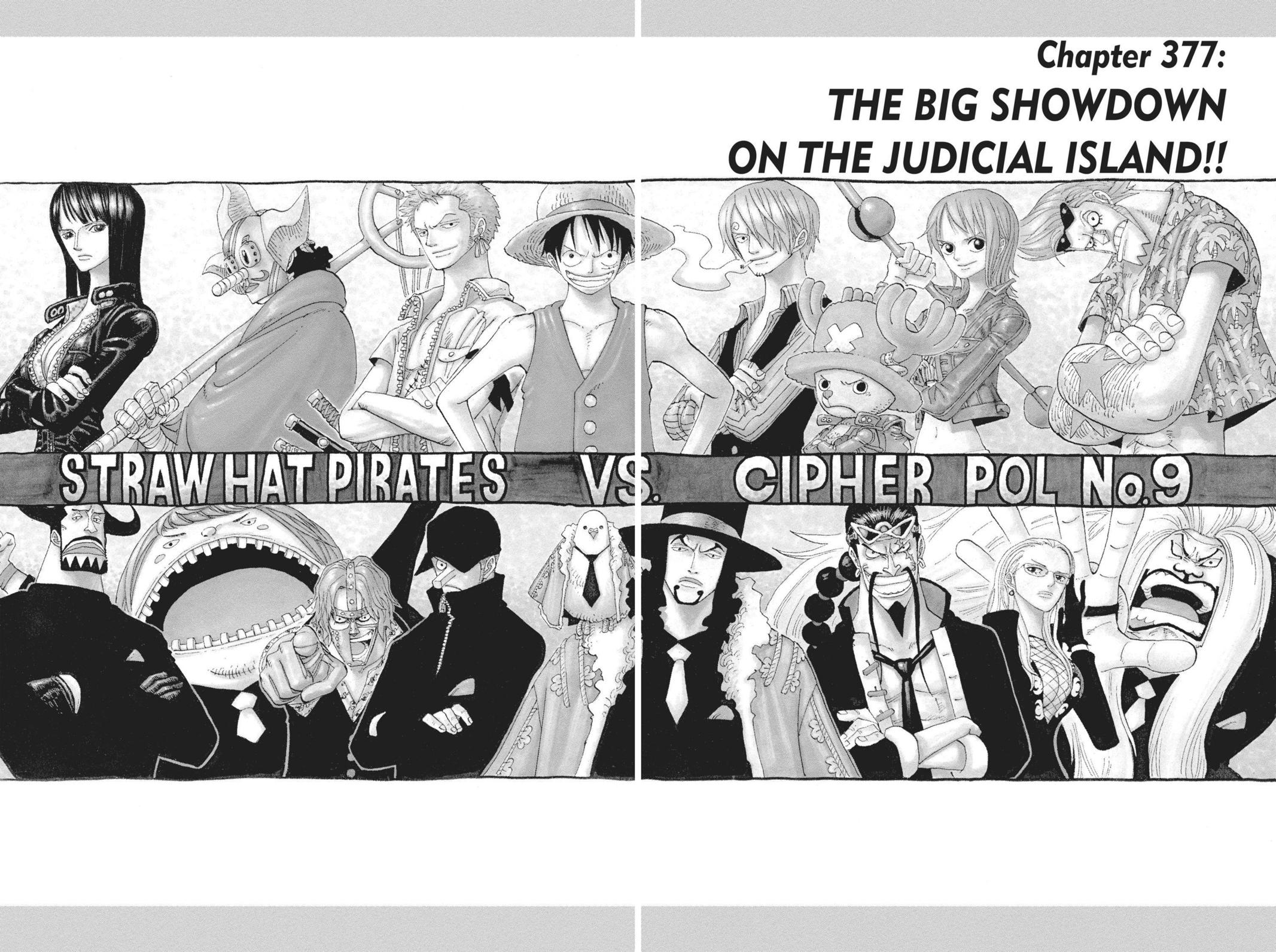 One Piece Manga Manga Chapter - 377 - image 1