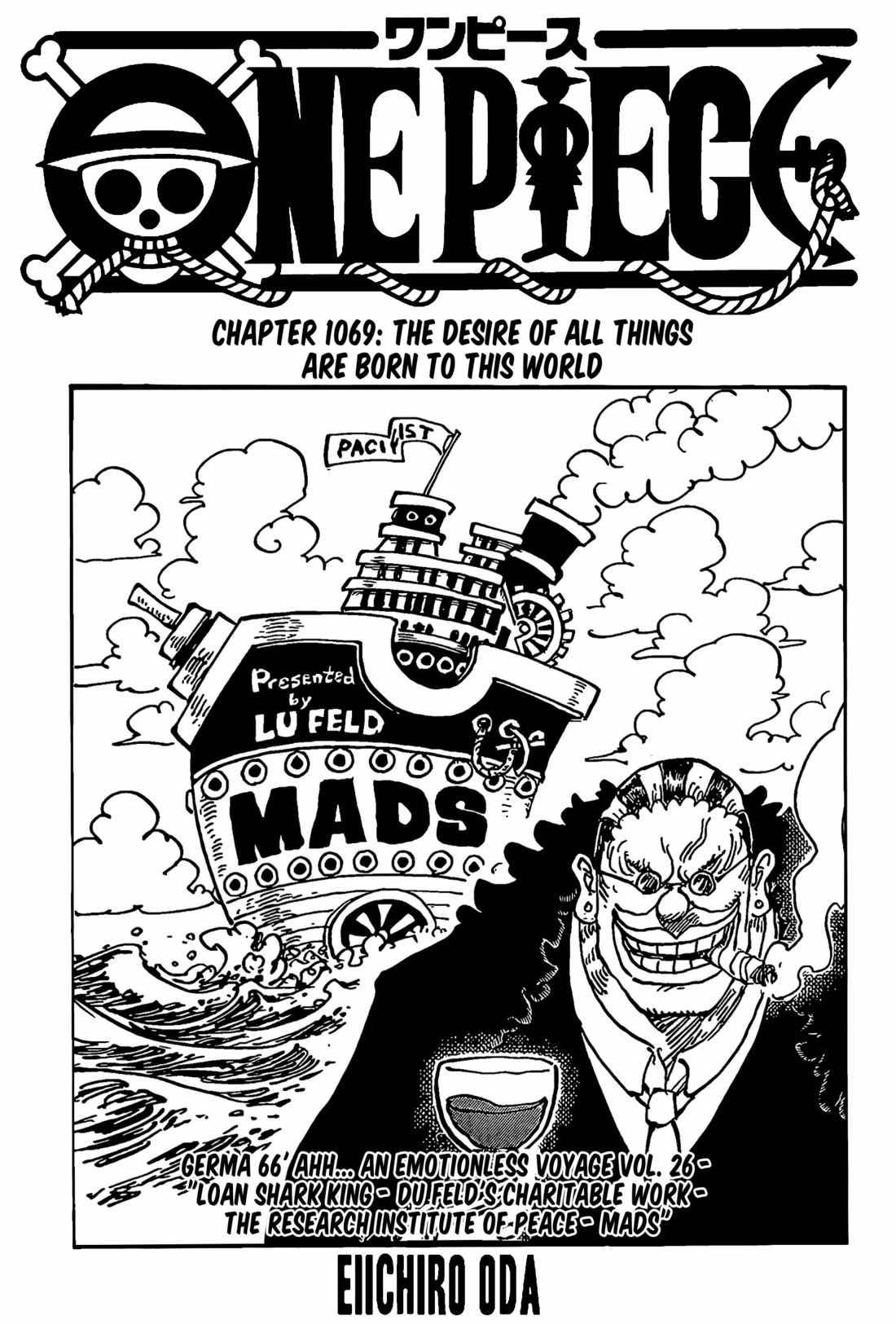 One Piece Manga Manga Chapter - 1069 - image 2