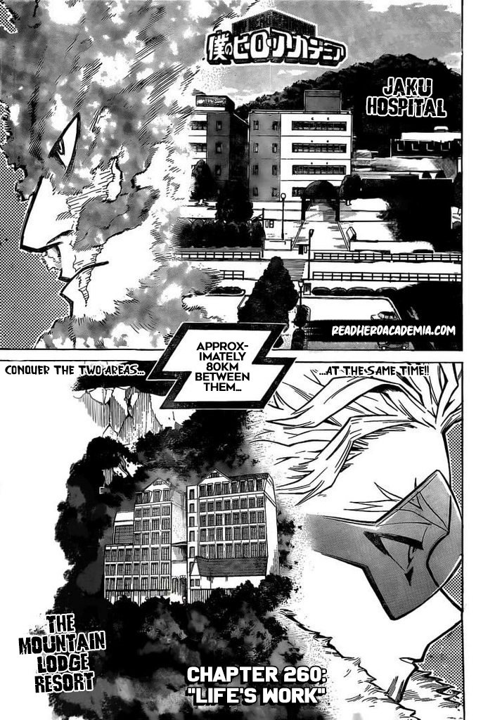 My Hero Academia Manga Manga Chapter - 260 - image 1