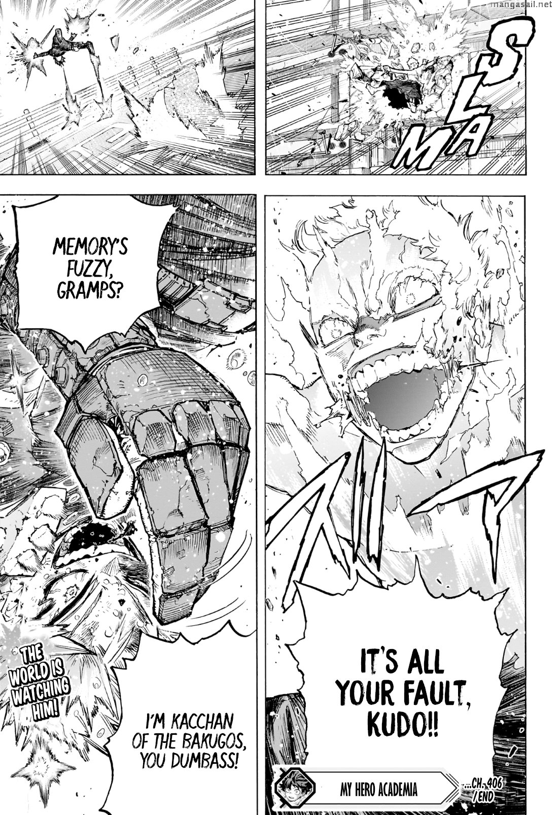 My Hero Academia Manga Manga Chapter - 406 - image 16