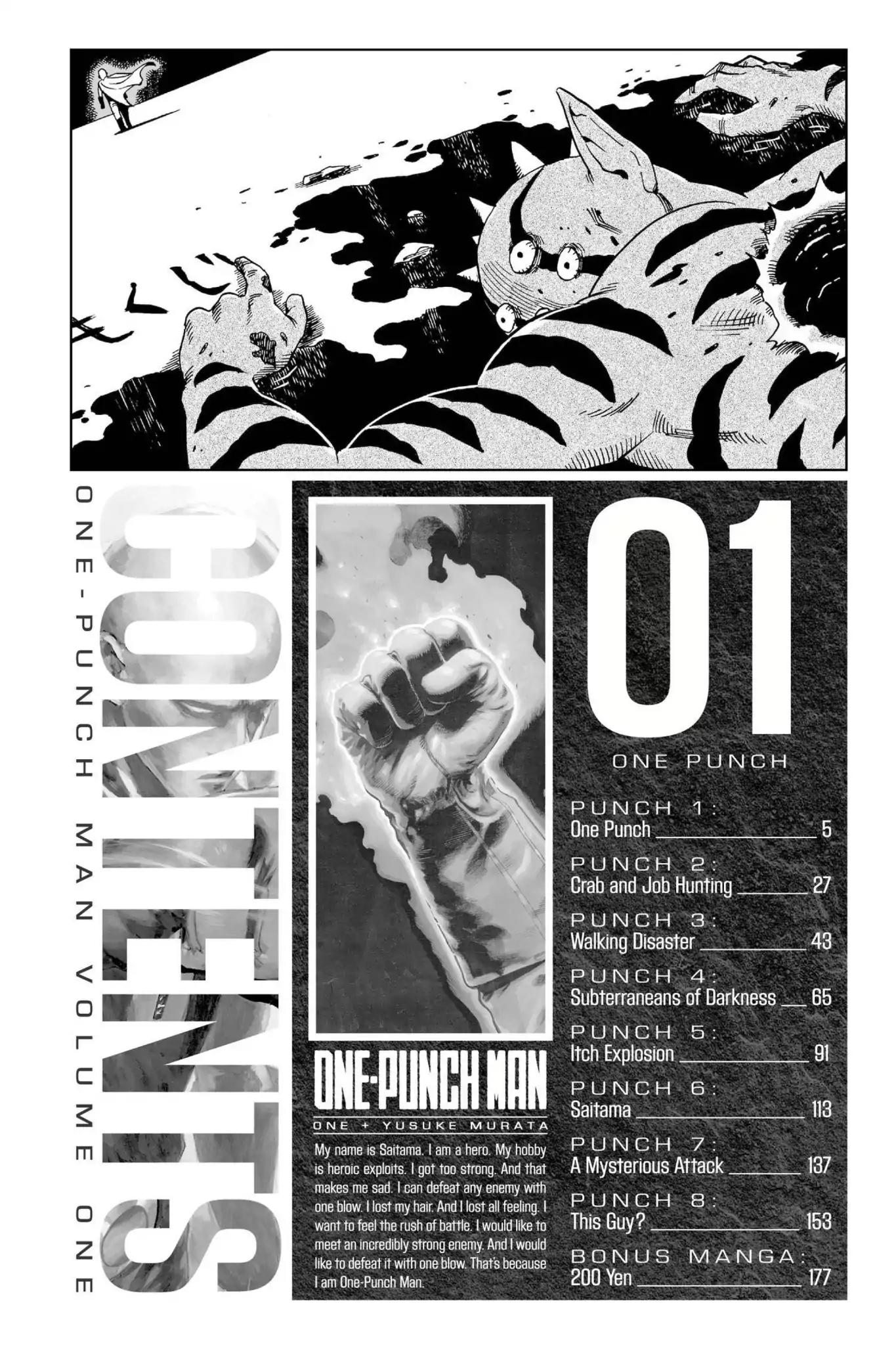 One Punch Man Manga Manga Chapter - 1 - image 5