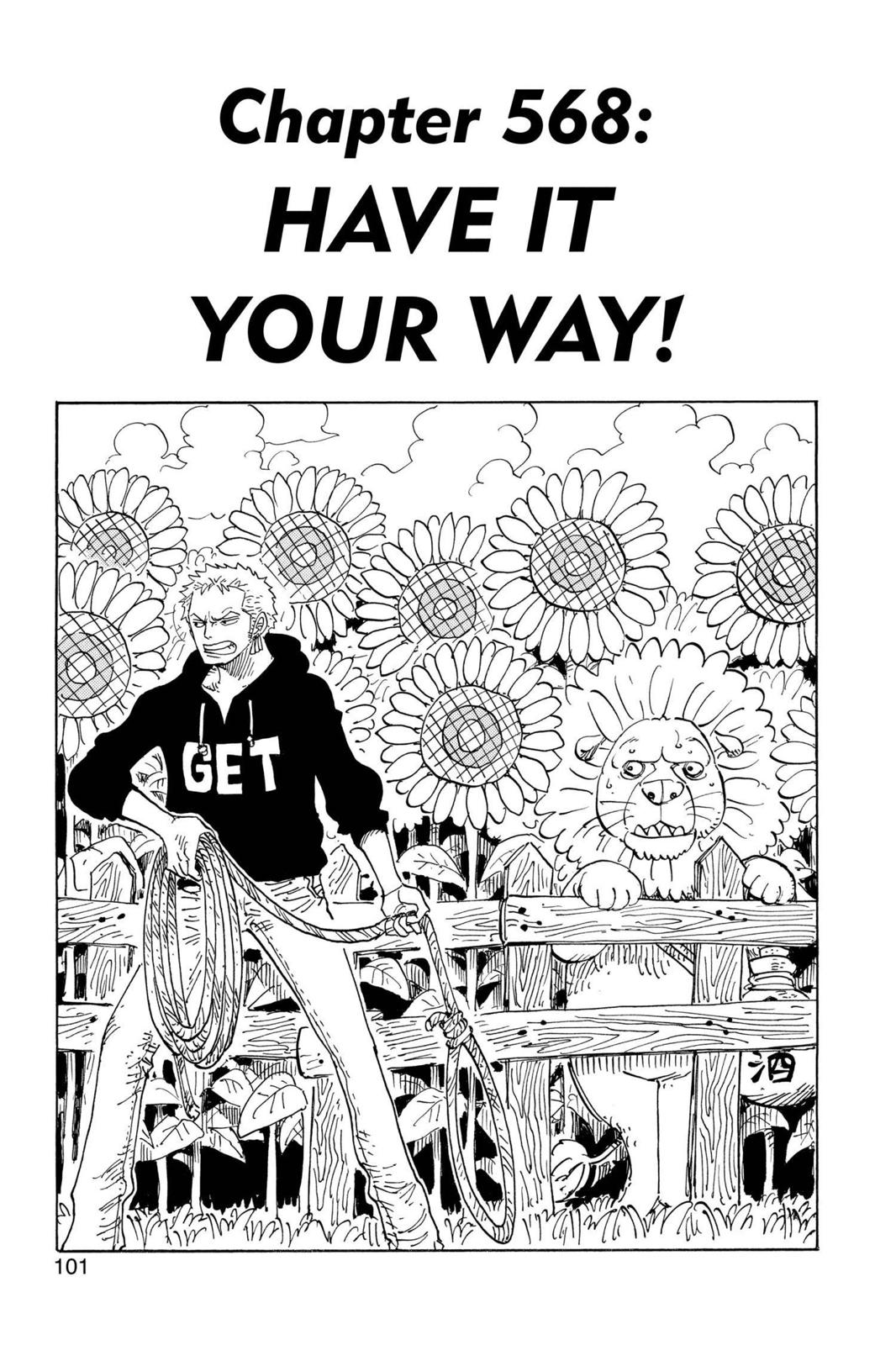 One Piece Manga Manga Chapter - 568 - image 1