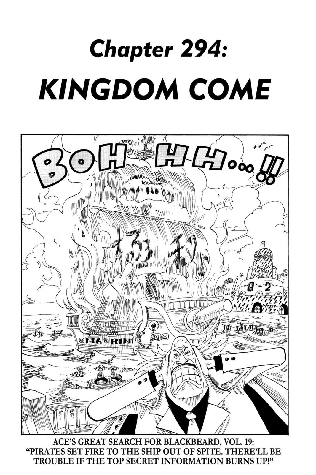 One Piece Manga Manga Chapter - 294 - image 1