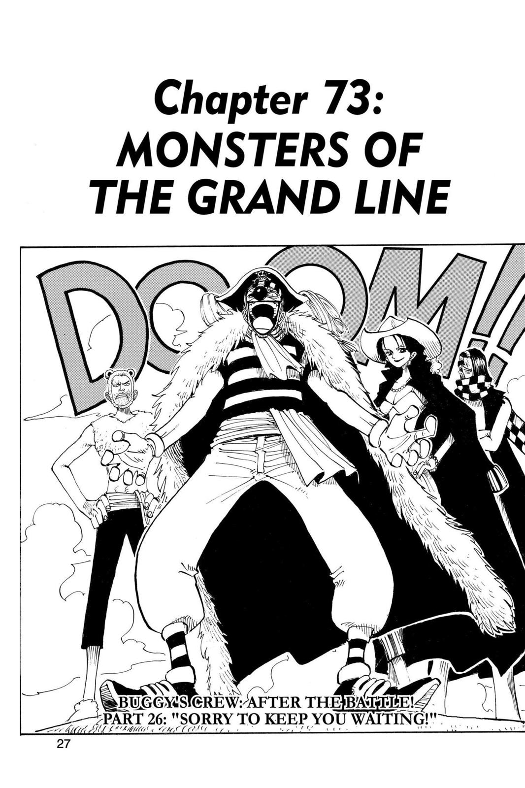 One Piece Manga Manga Chapter - 73 - image 1