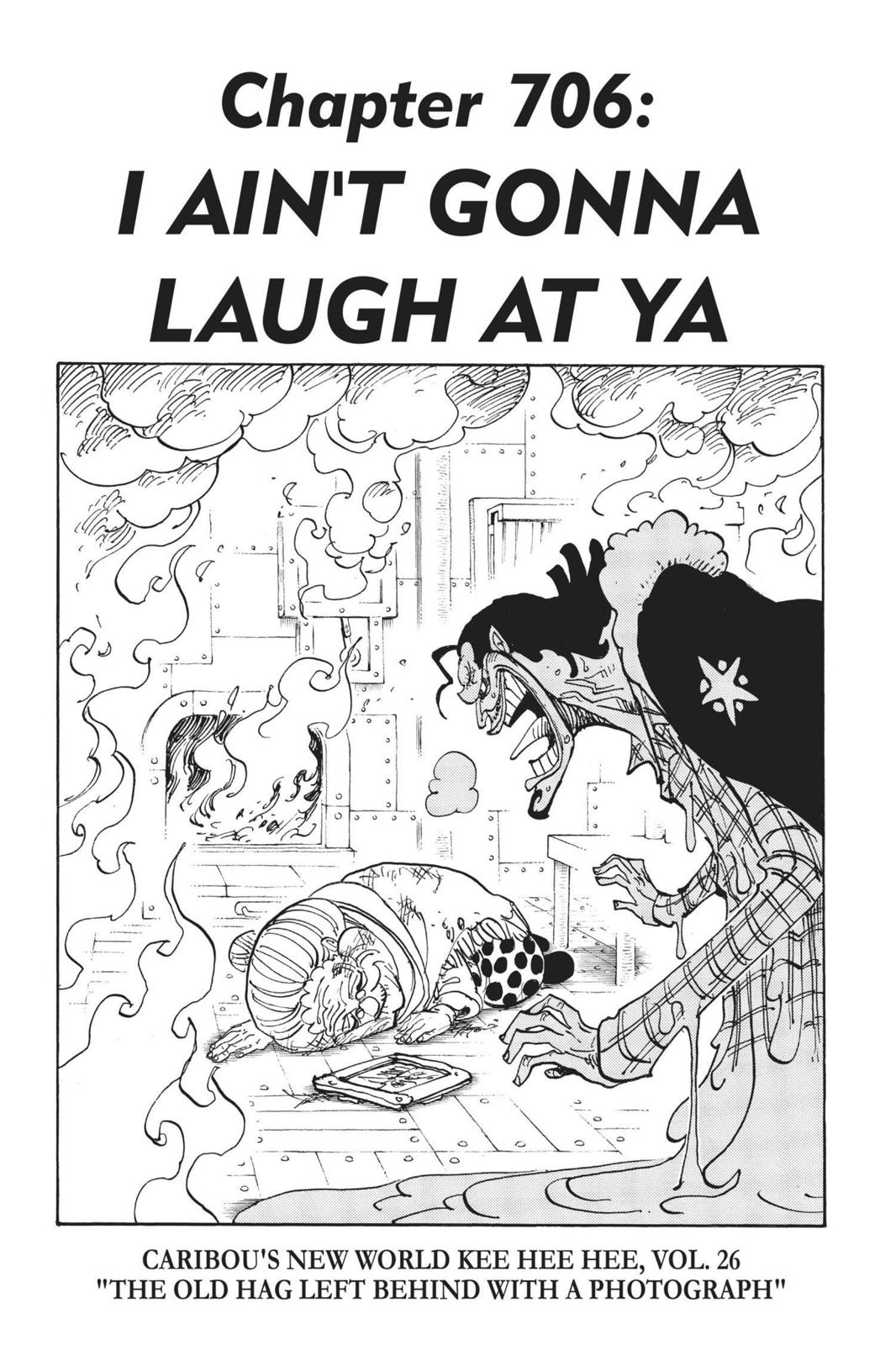 One Piece Manga Manga Chapter - 706 - image 1