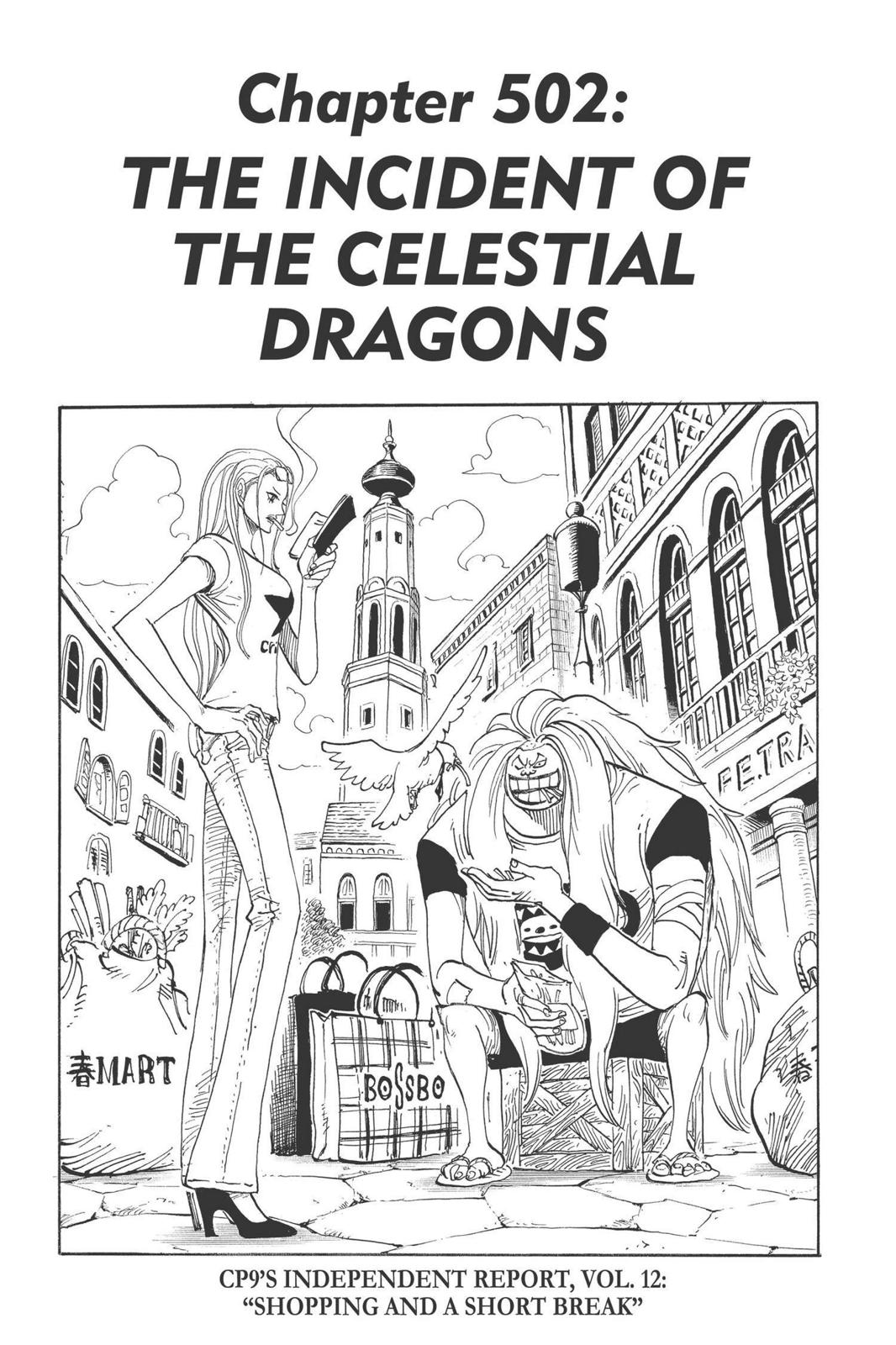 One Piece Manga Manga Chapter - 502 - image 1