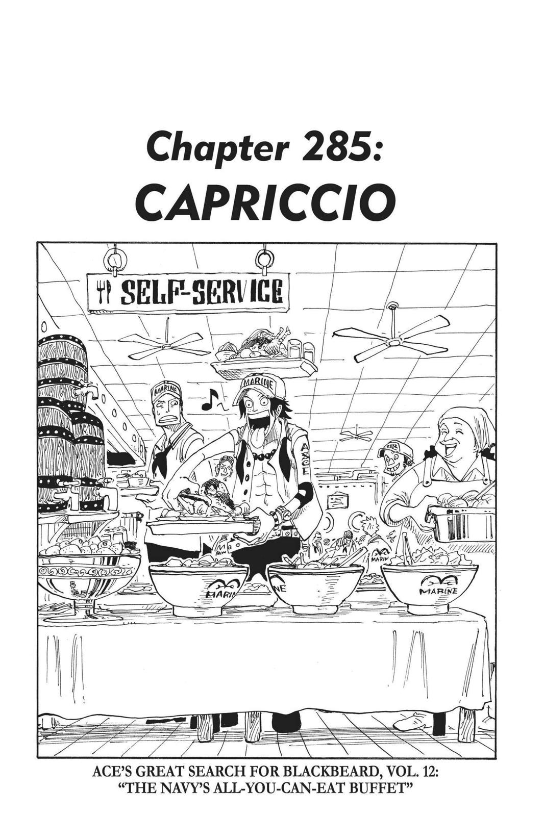 One Piece Manga Manga Chapter - 285 - image 1
