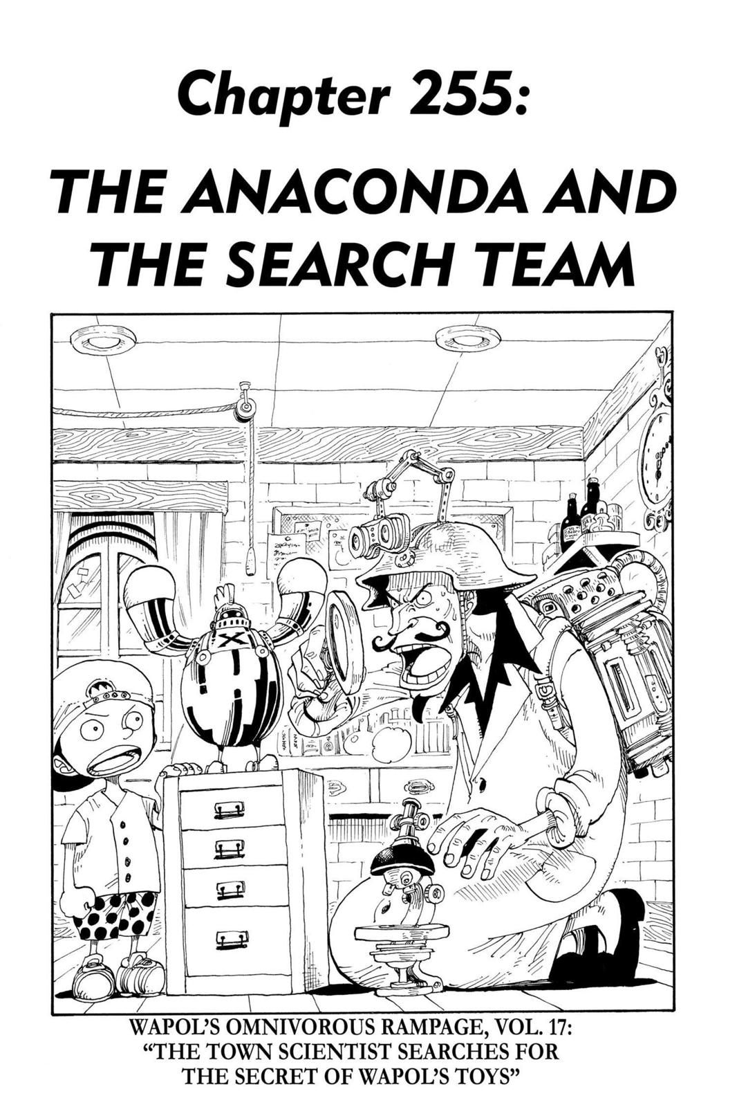 One Piece Manga Manga Chapter - 255 - image 1