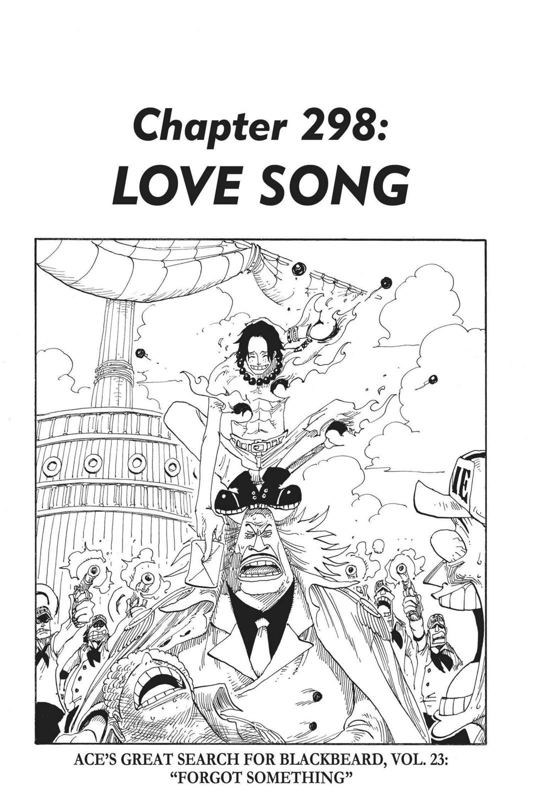 One Piece Manga Manga Chapter - 298 - image 1