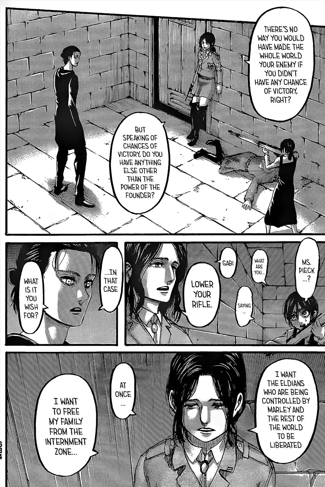 Attack on Titan Manga Manga Chapter - 116 - image 16