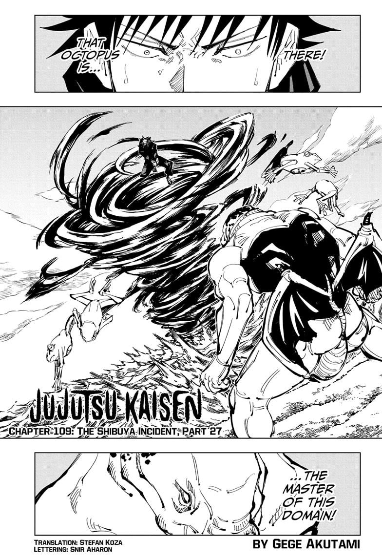Jujutsu Kaisen Manga Chapter - 109 - image 1