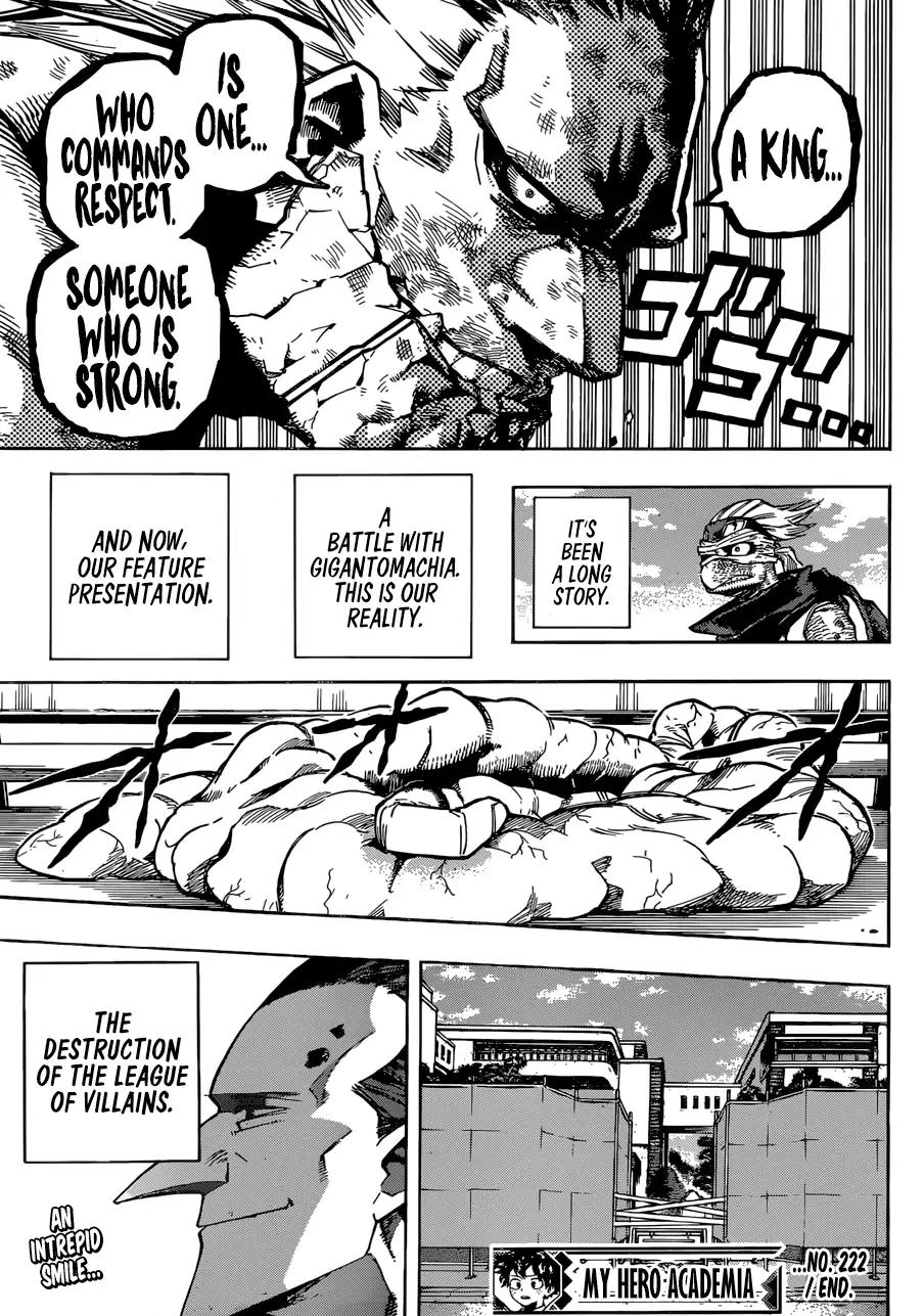 My Hero Academia Manga Manga Chapter - 222 - image 15