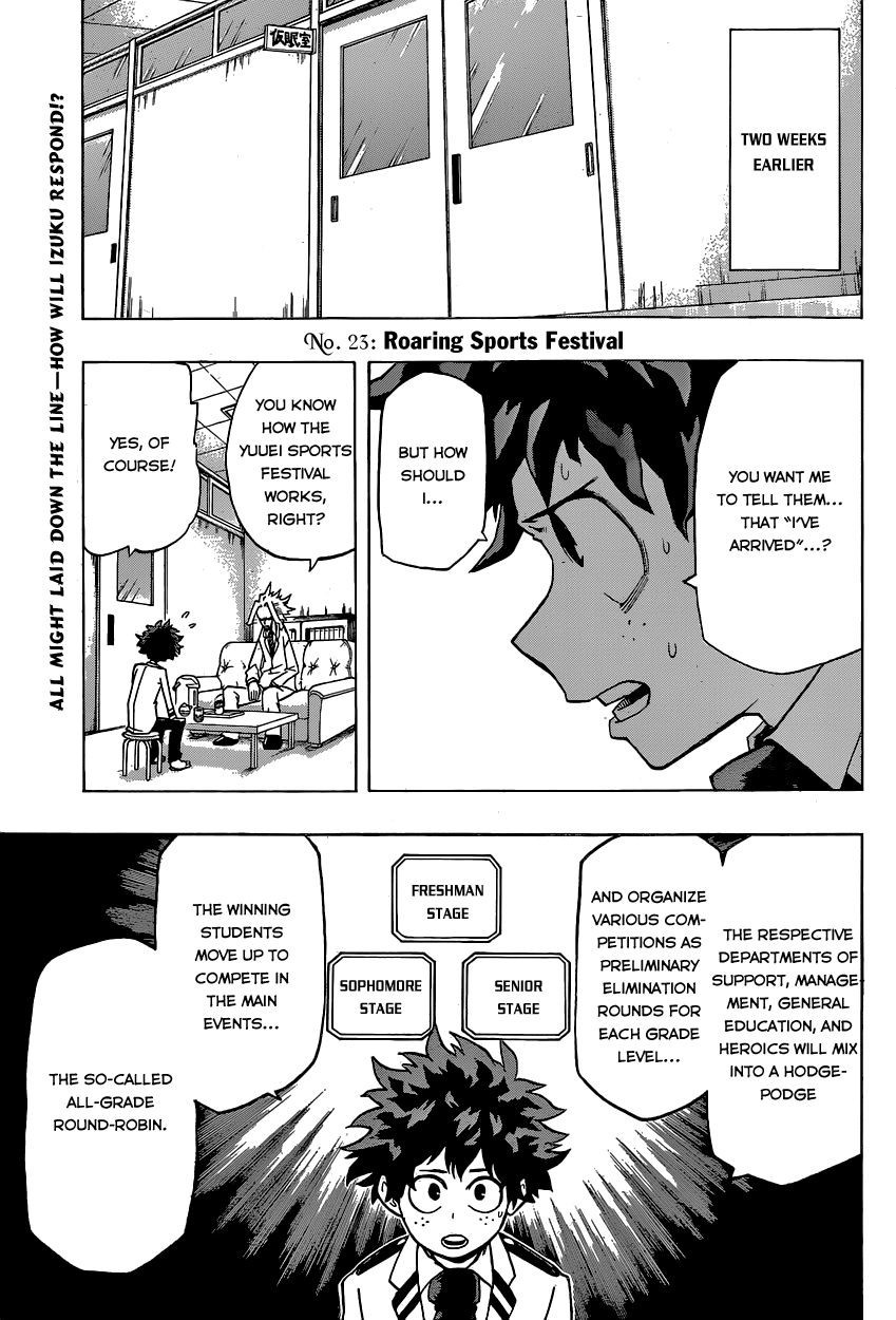 My Hero Academia Manga Manga Chapter - 23 - image 7