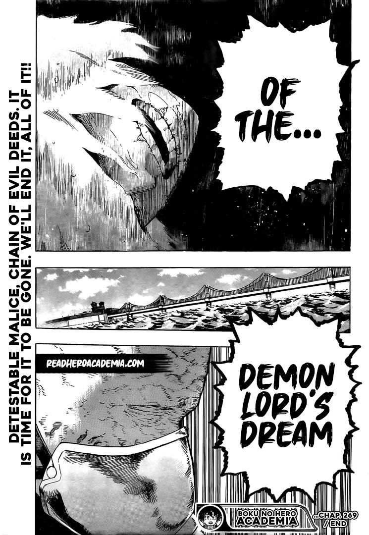 My Hero Academia Manga Manga Chapter - 269 - image 15