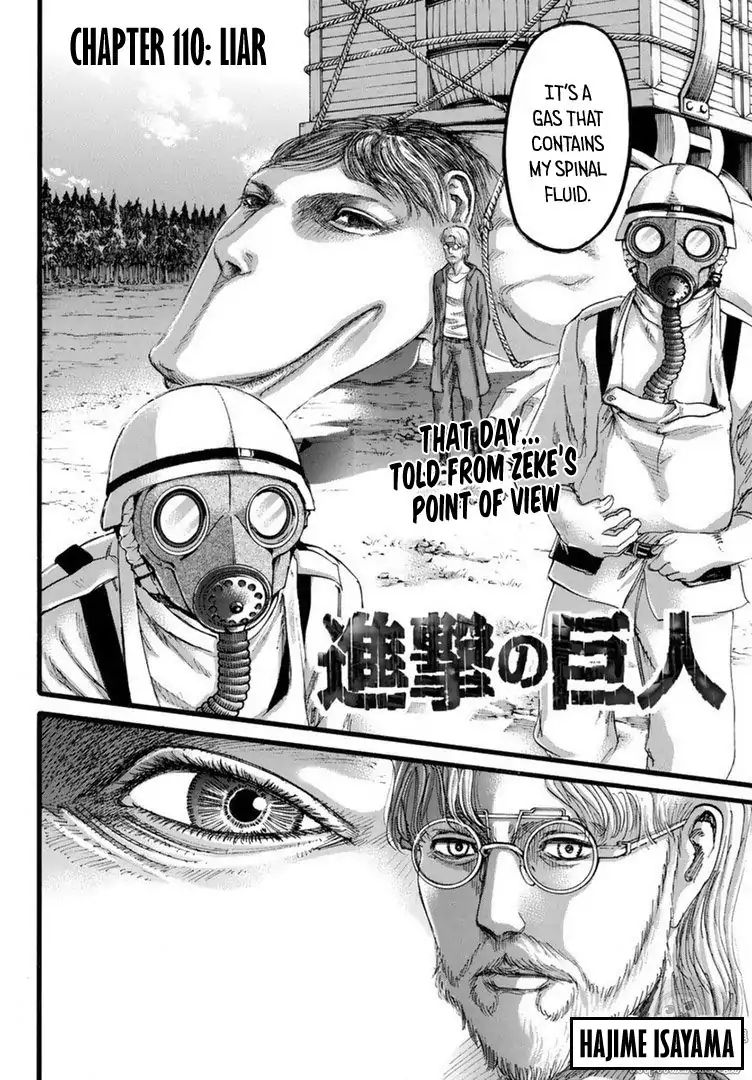 Attack on Titan Manga Manga Chapter - 110 - image 3