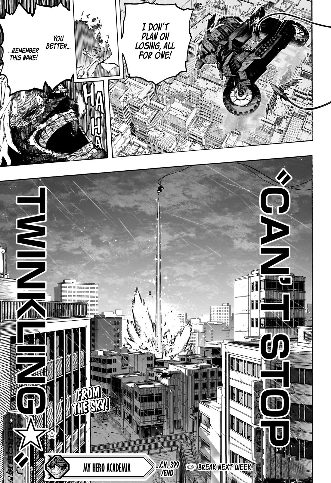 My Hero Academia Manga Manga Chapter - 399 - image 15
