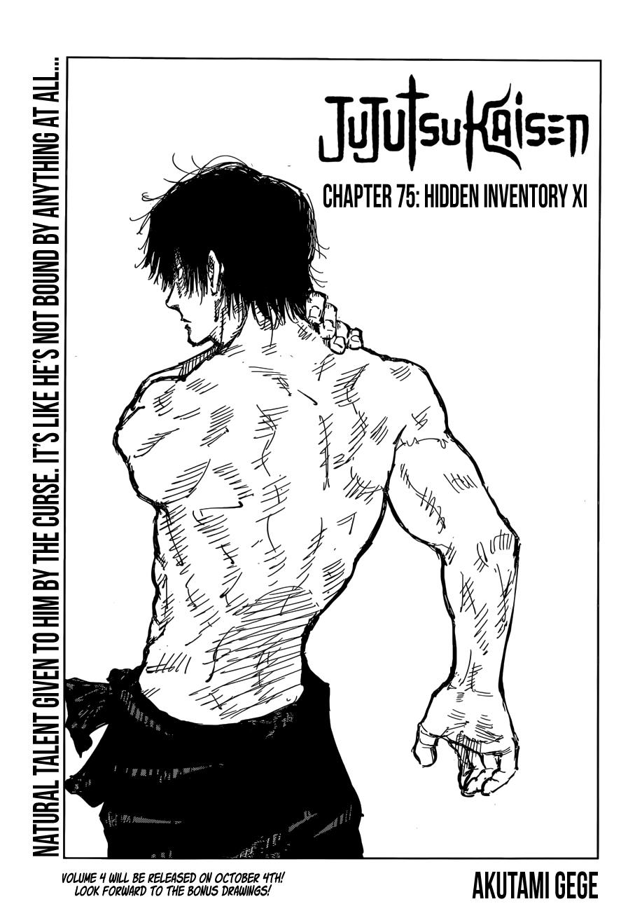 Jujutsu Kaisen Manga Chapter - 75 - image 1