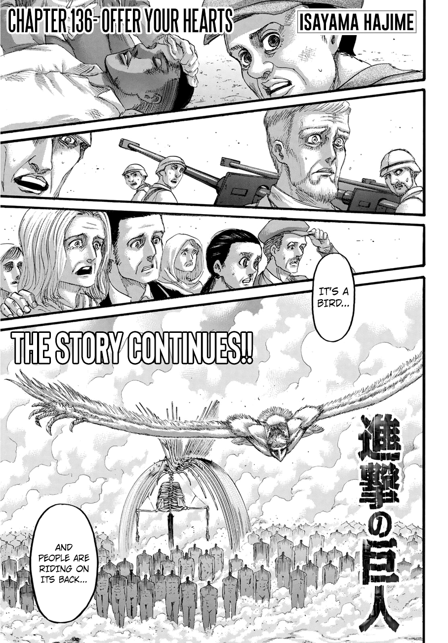 Attack on Titan Manga Manga Chapter - 136 - image 3