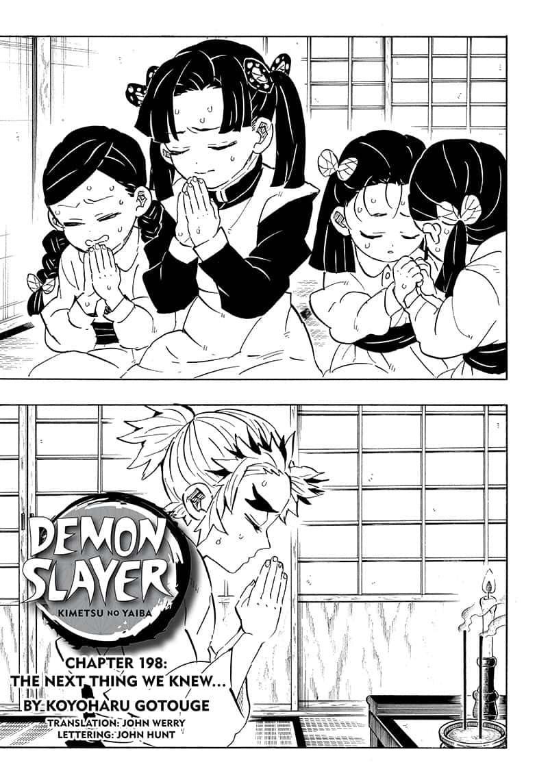 Demon Slayer Manga Manga Chapter - 198 - image 1