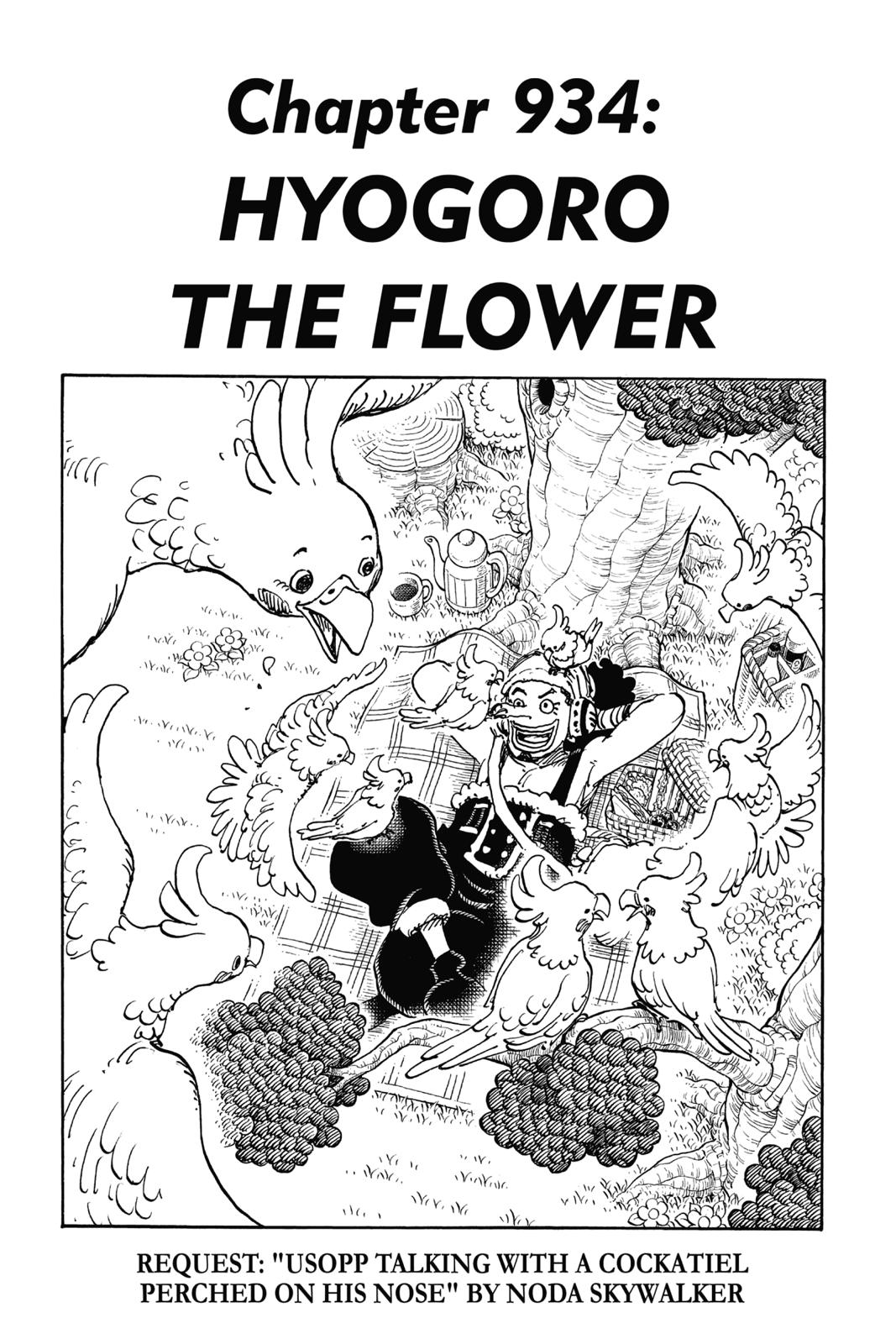 One Piece Manga Manga Chapter - 934 - image 1