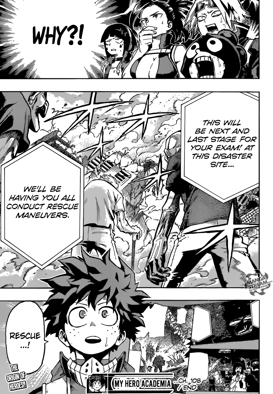 My Hero Academia Manga Manga Chapter - 108 - image 22