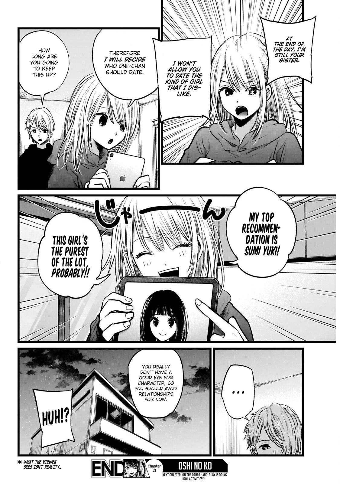Oshi No Ko Manga Manga Chapter - 21 - image 21