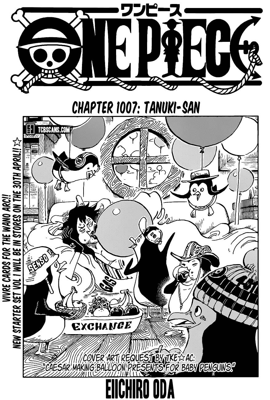 One Piece Manga Manga Chapter - 1007 - image 1