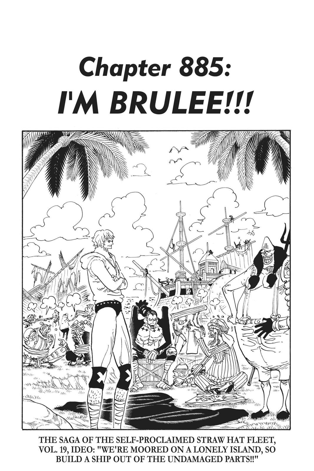 One Piece Manga Manga Chapter - 885 - image 1