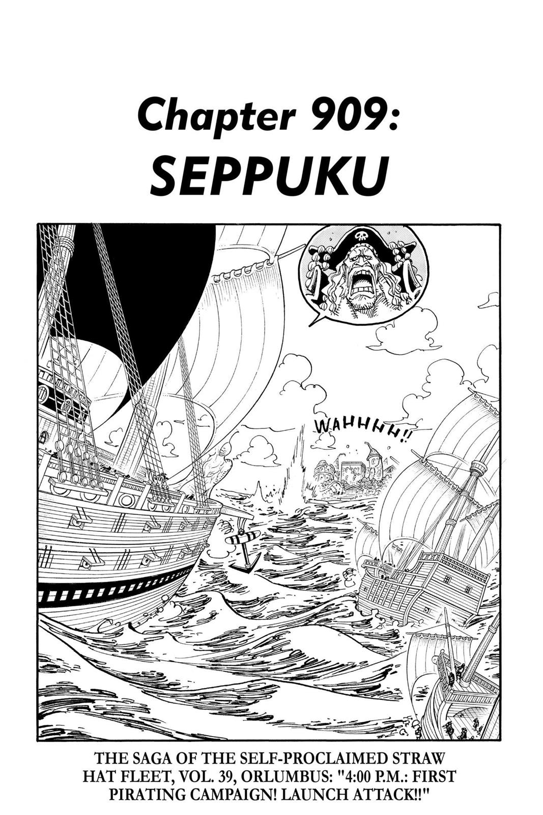 One Piece Manga Manga Chapter - 909 - image 1