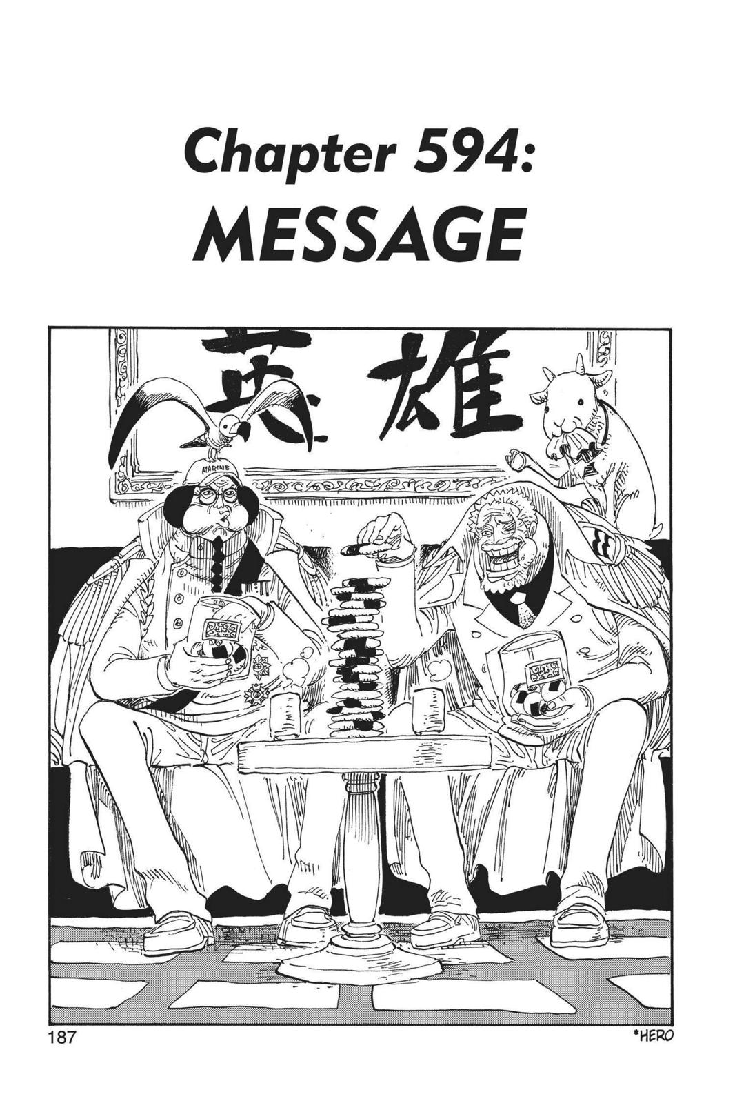 One Piece Manga Manga Chapter - 594 - image 1