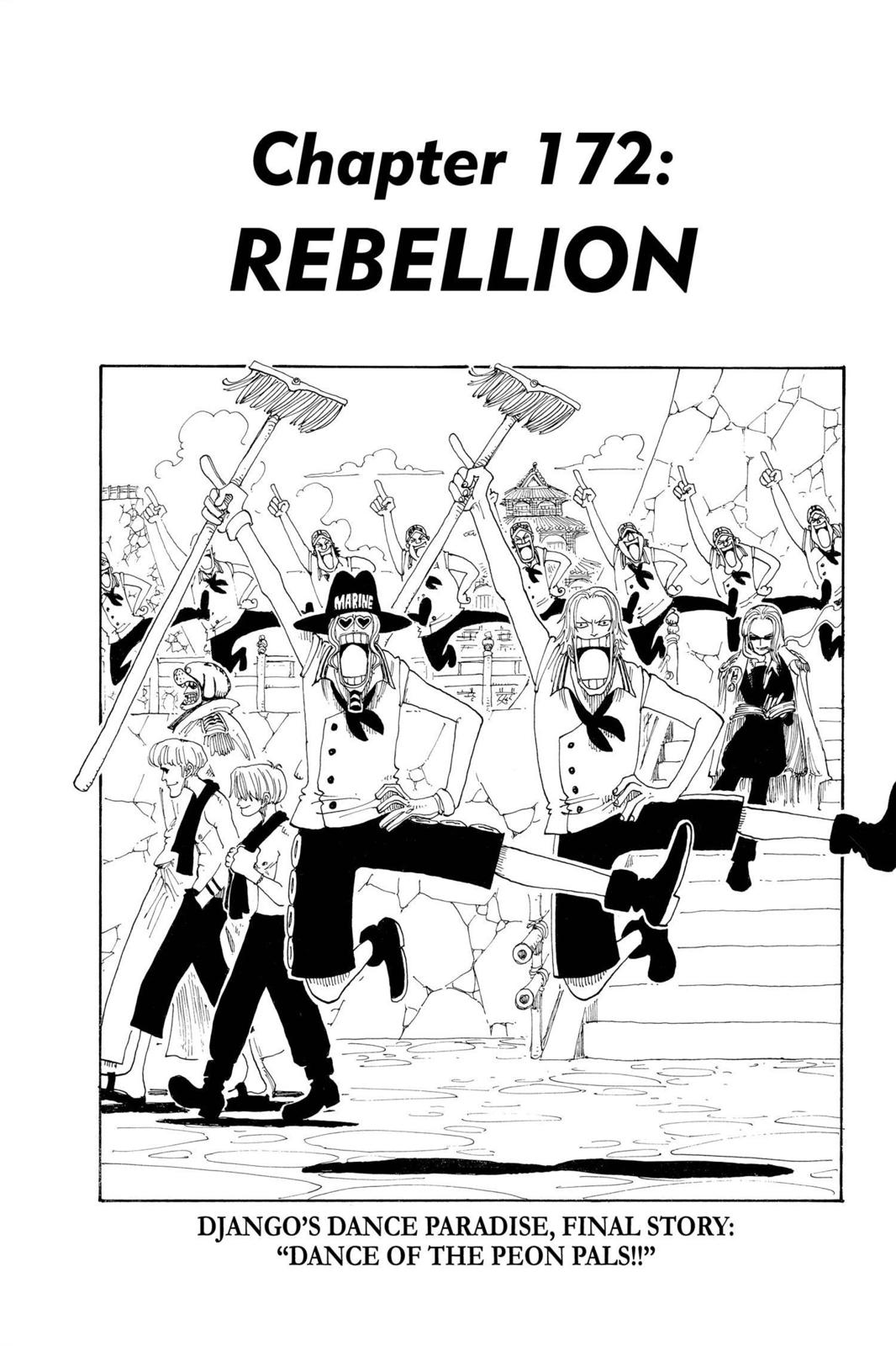 One Piece Manga Manga Chapter - 172 - image 1