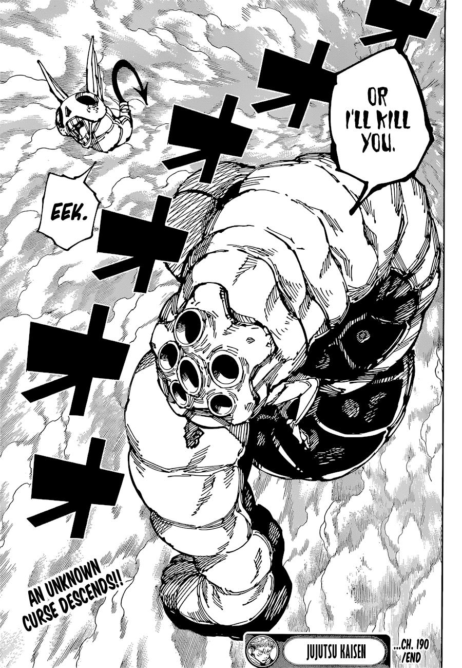 Jujutsu Kaisen Manga Chapter - 190 - image 18