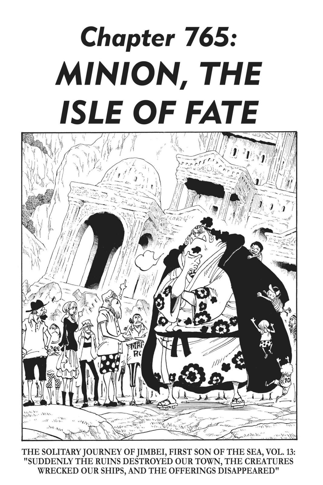 One Piece Manga Manga Chapter - 765 - image 1