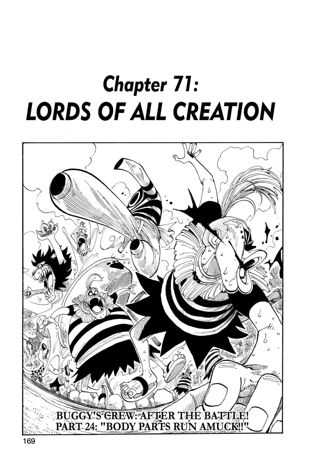 One Piece Manga Manga Chapter - 71 - image 1