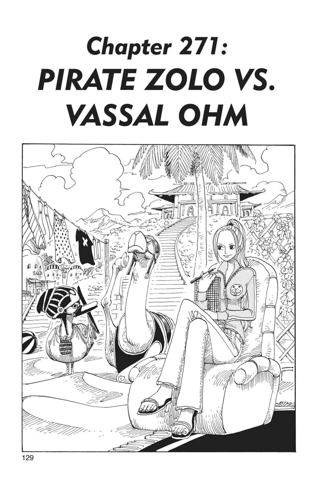 One Piece Manga Manga Chapter - 271 - image 1