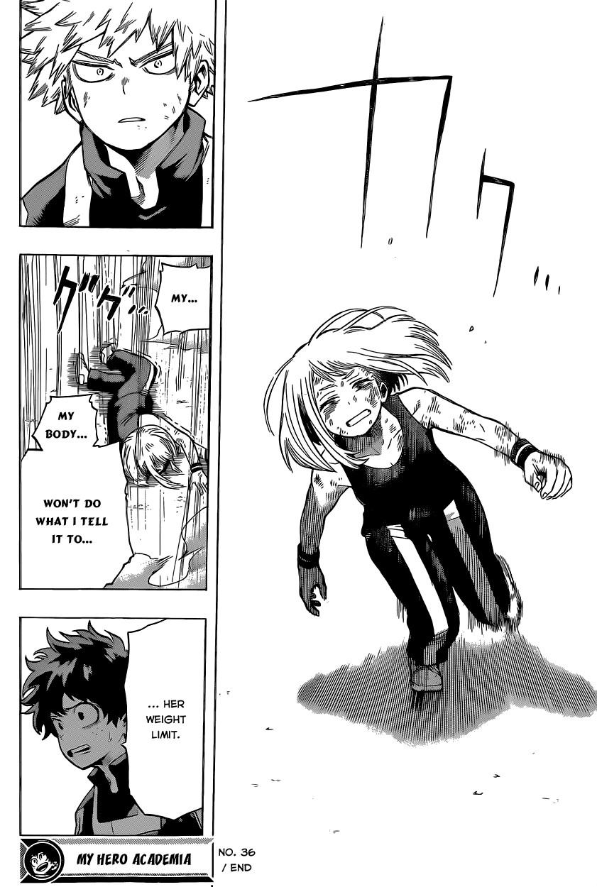 My Hero Academia Manga Manga Chapter - 36 - image 20