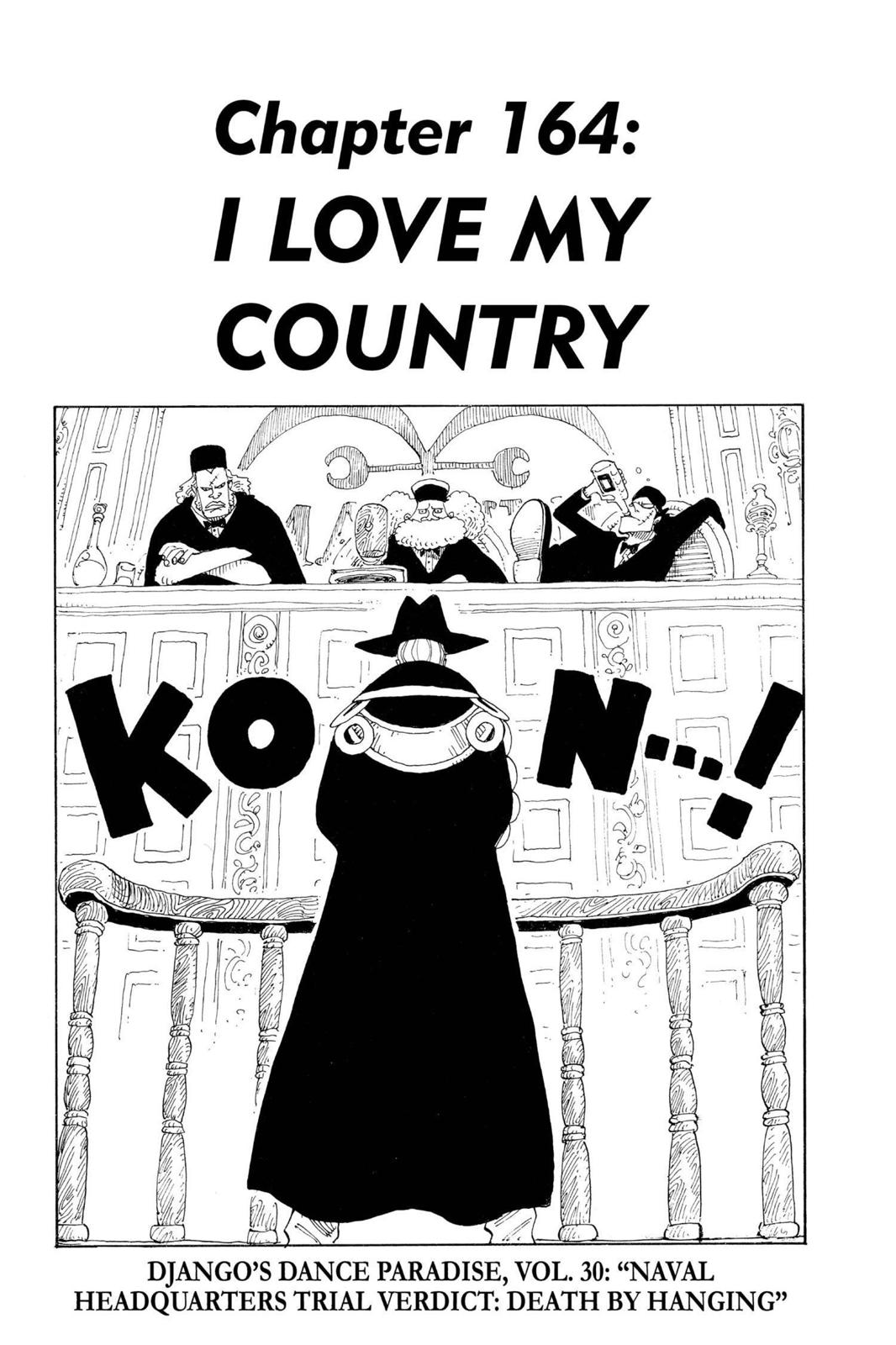 One Piece Manga Manga Chapter - 164 - image 1