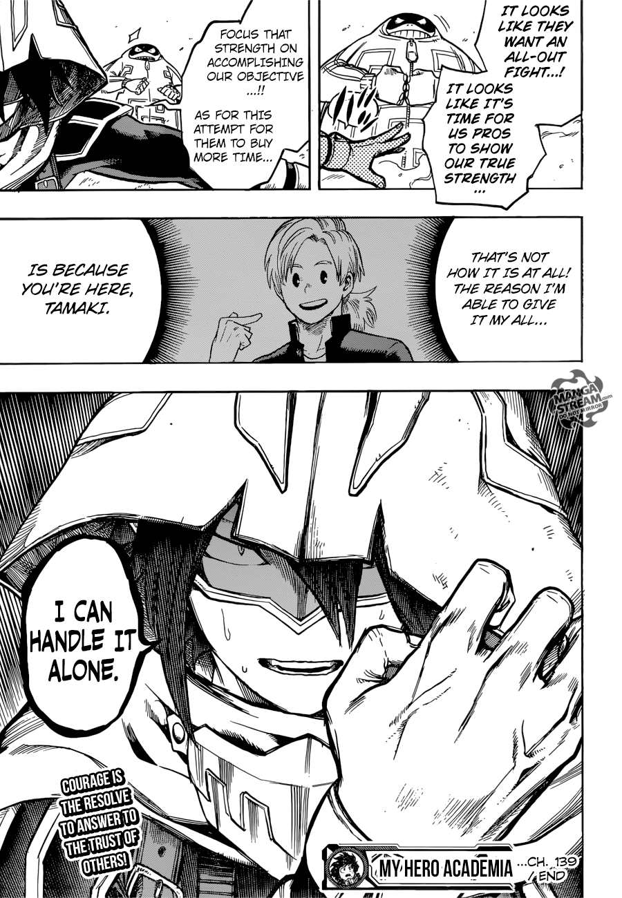 My Hero Academia Manga Manga Chapter - 139 - image 19