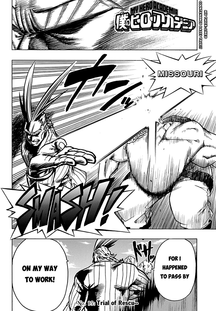 My Hero Academia Manga Manga Chapter - 13 - image 5