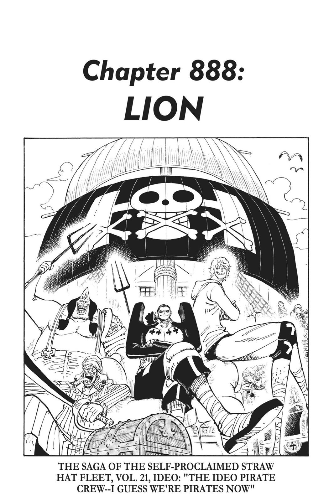 One Piece Manga Manga Chapter - 888 - image 1