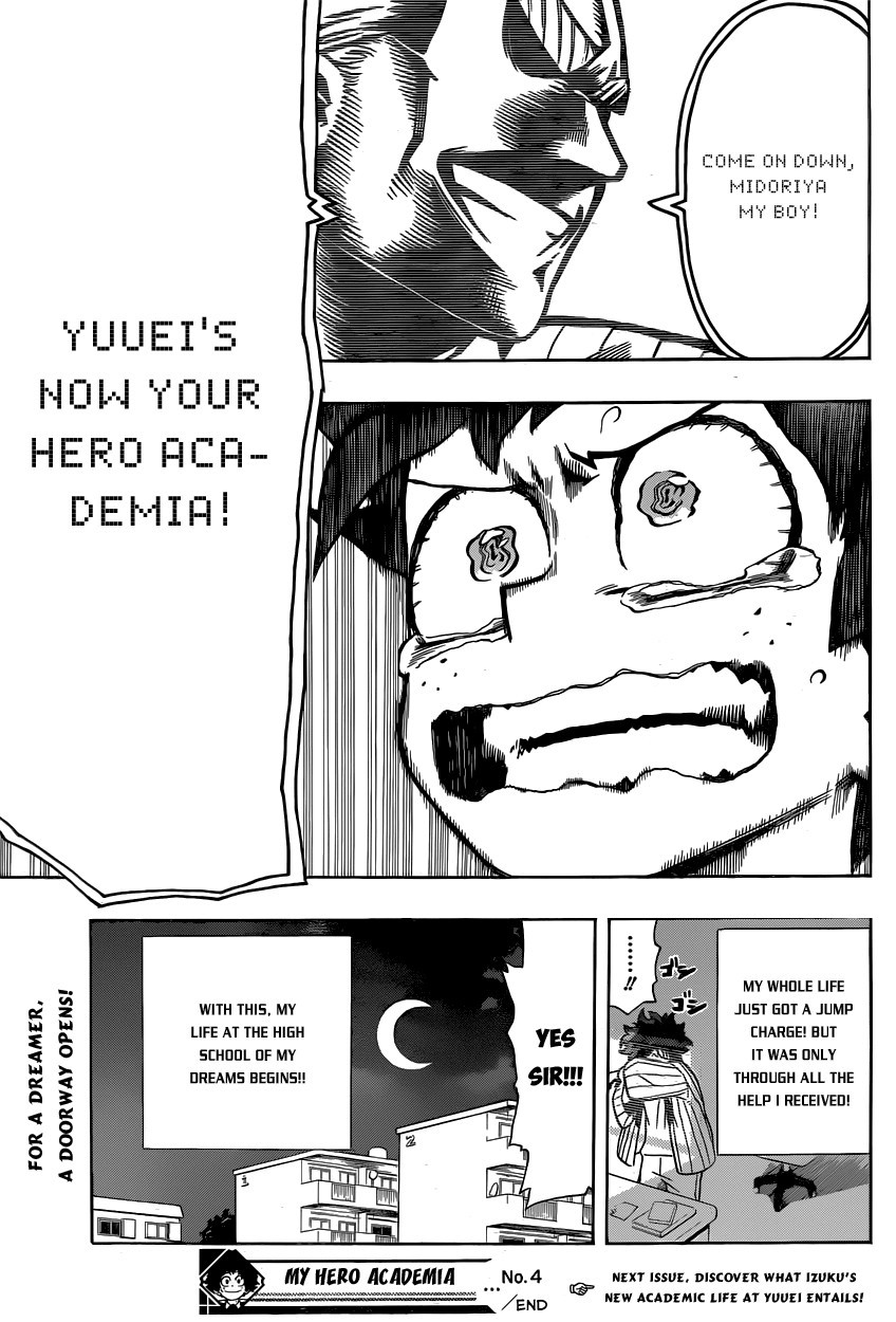 My Hero Academia Manga Manga Chapter - 4 - image 21